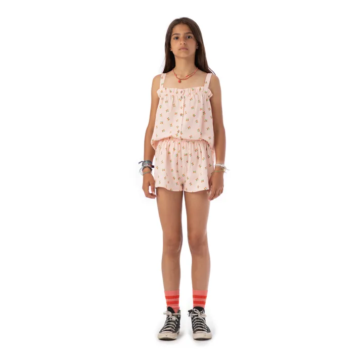 Piupiuchick Top Fleur | Rose pâle