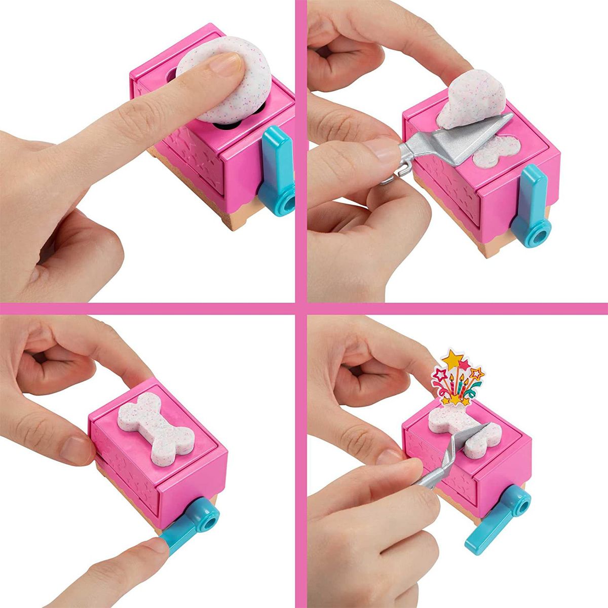 Mattel GXV75 - Barbie - Spielset mit Puppe und Knete, Hündchenparty