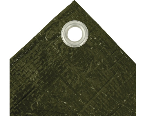 Geweven zeildoek, universeel zeildoek, 90 g/m², groen, 8 x 10 m