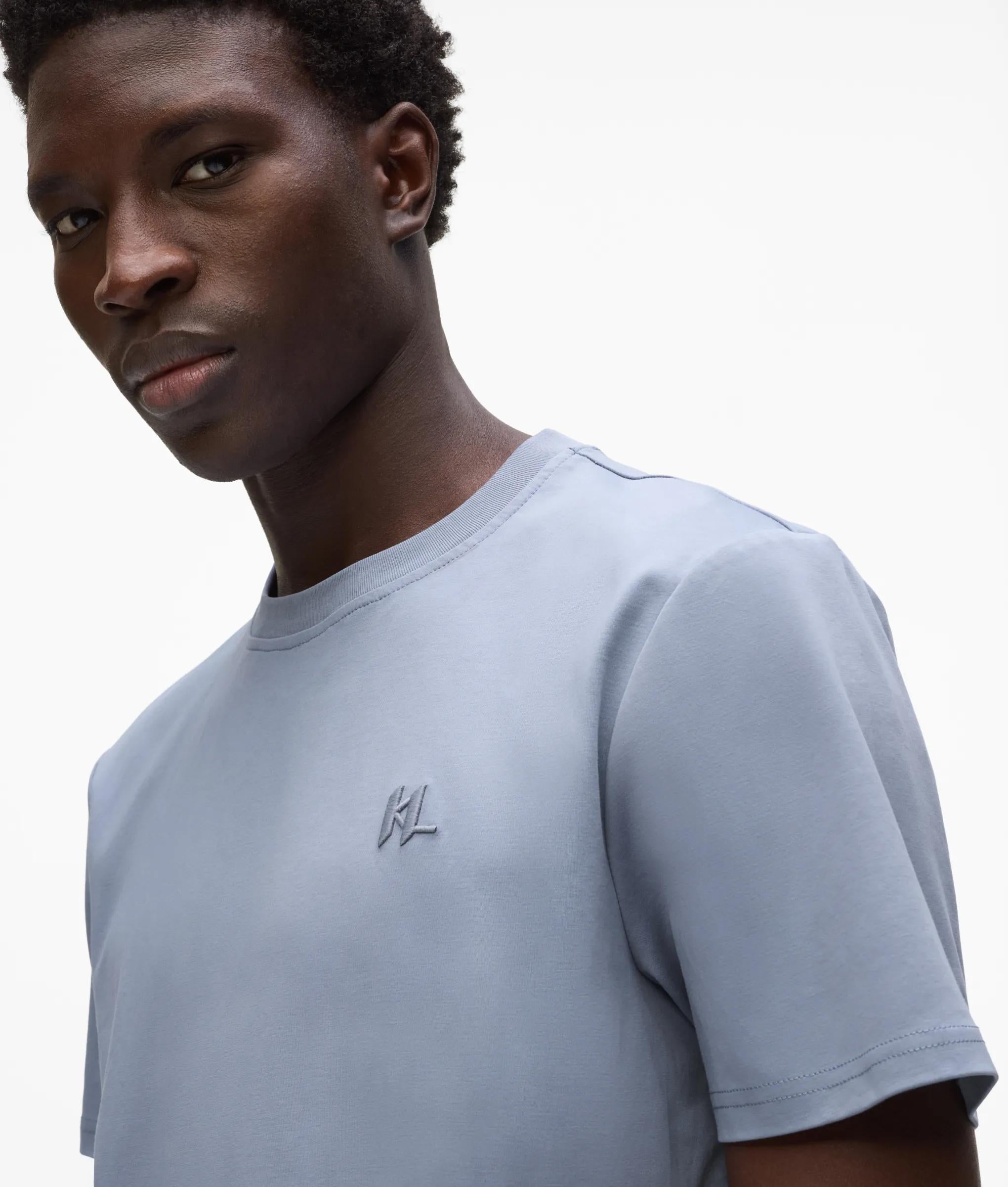 Monogram T-shirt in normale pasvorm
