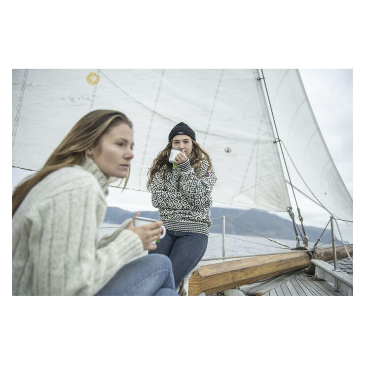 Devold Devold Svalbard uldsweater, Offwhite Hvid
