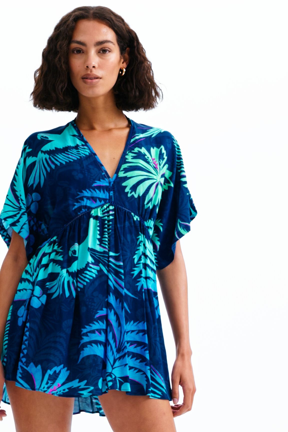 Robe tunique tropicale