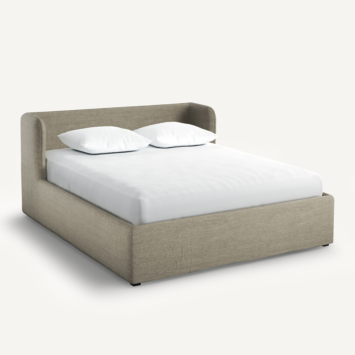 AM.PM<br>Cama dobrável em linho com estrado de ripas rebatível, Robwig