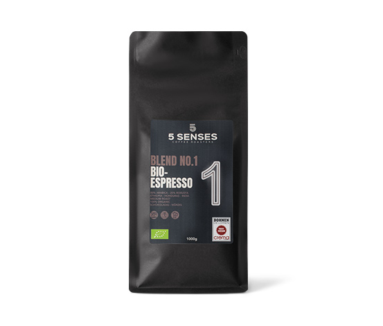 5 Senses - Blend No.1 Espresso - 1 kg Ganze Bohne