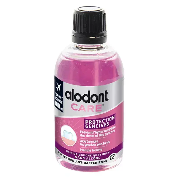 Enxaguante bucal Alodont Care para proteção das gengivas, 100ml