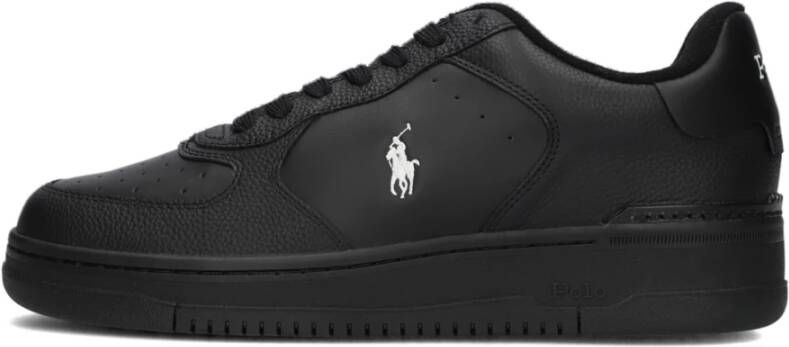 POLO RALPH LAUREN Ralph Lauren Lage Sneakers Masters Court Low Top Maat: 42 Materiaal: Leer Kleur: Zwart