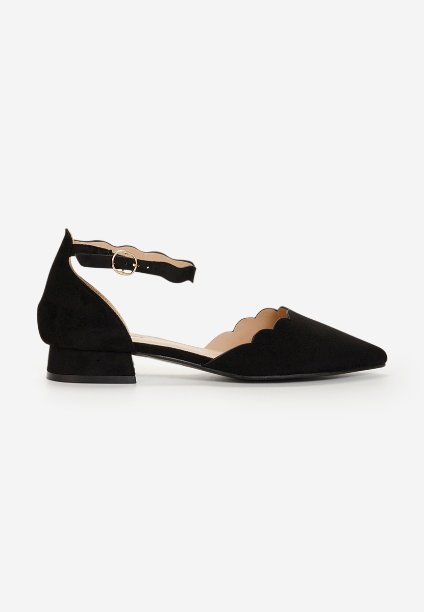 Chaussures à petit talon noirs Weber