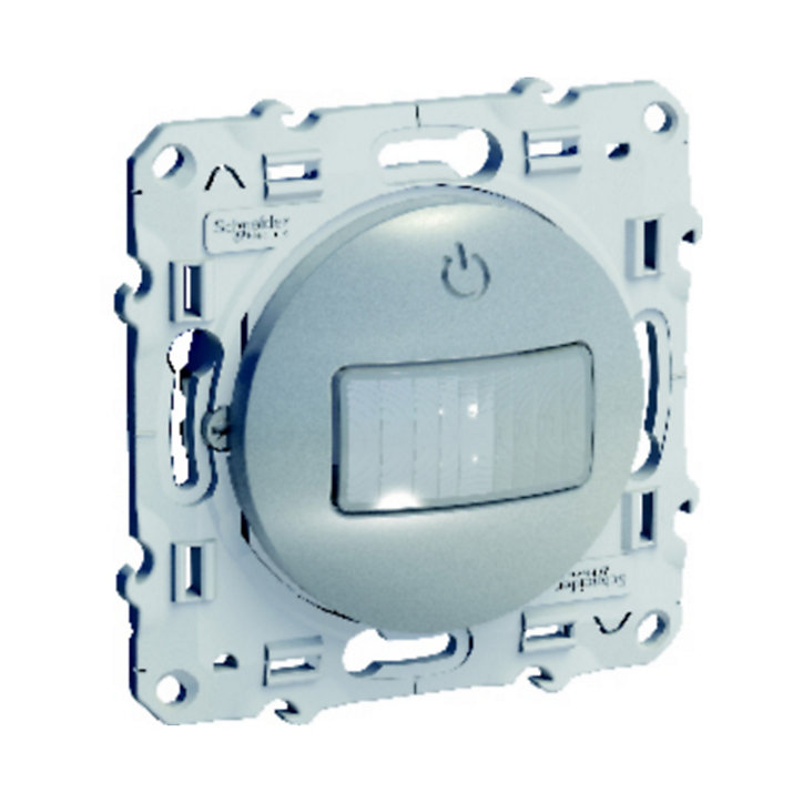 Interrupteur automatique Schneider electric Odace Aluminium