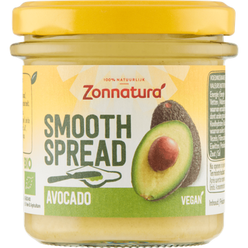Zonnatura Smooth Spread Avocado 140 g
