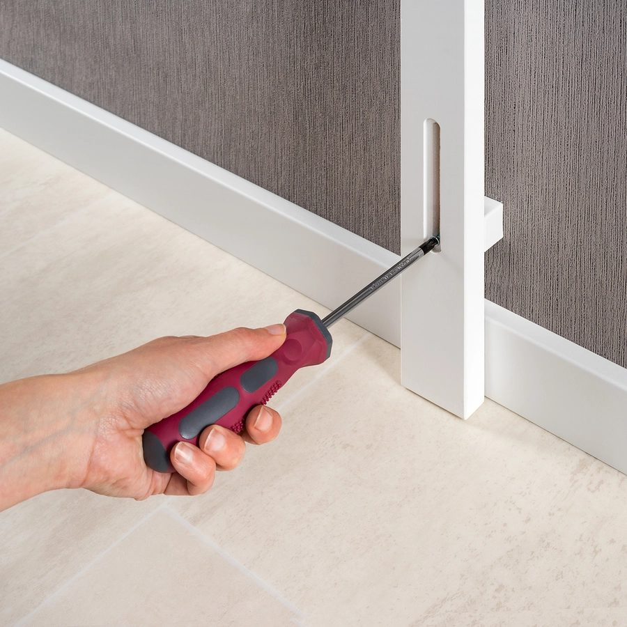 reer Bodenleistenset WallFlex weiß
