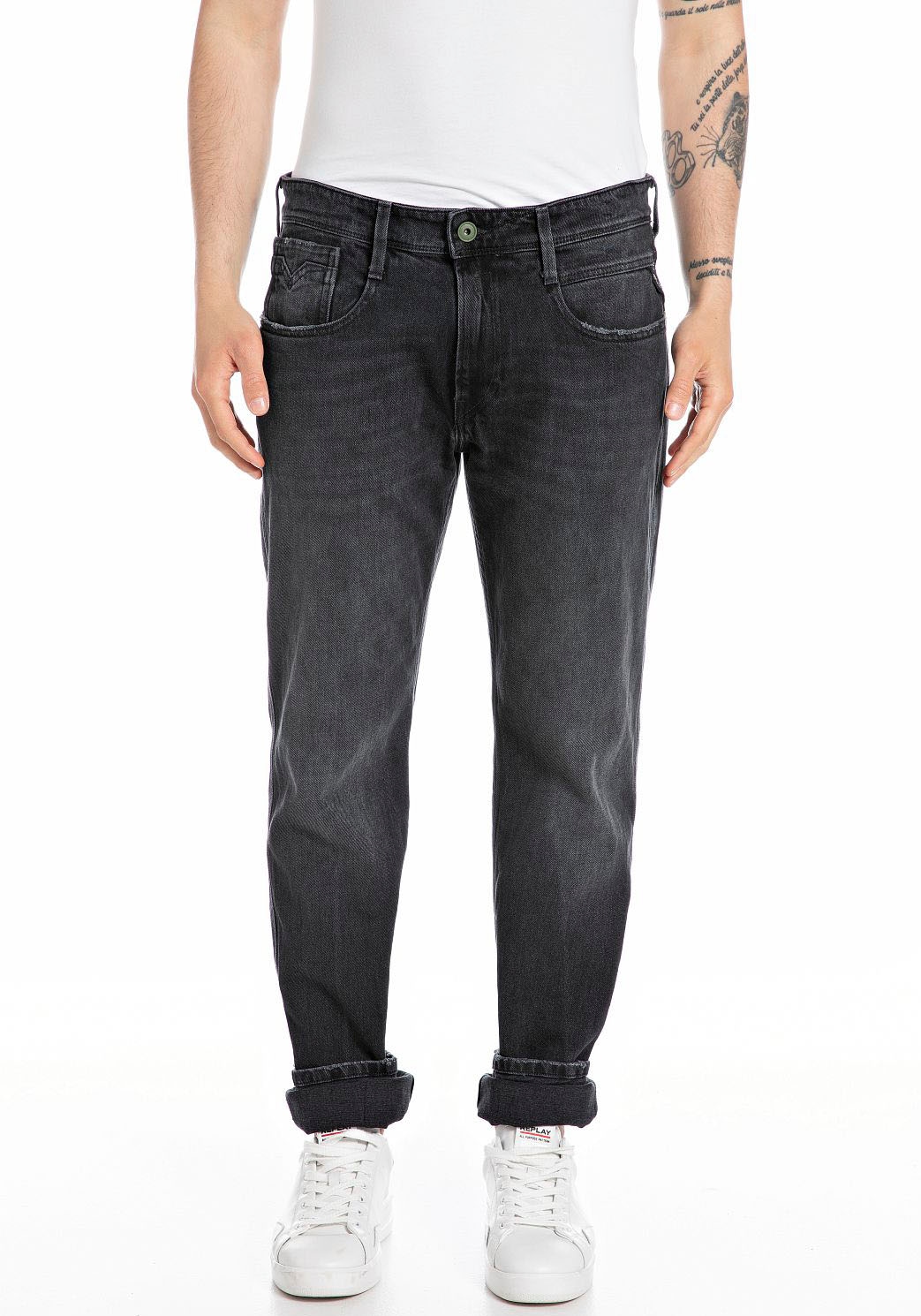 Replay Slim-fit-Jeans »ANBASS HYPERFLEX BIO«, mit Stretch-Anteil