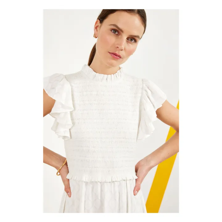 Maria de la Orden Robe Ramsès | Blanc