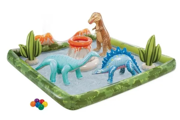 Intex Jurassic Adventure Legepool, 410L, 201x201x36cm