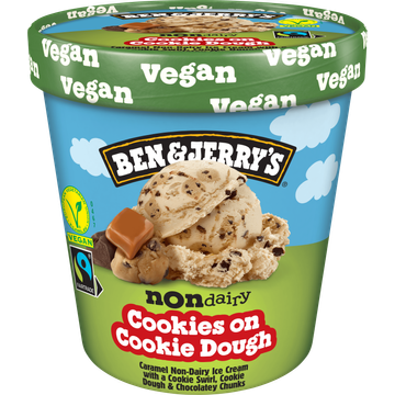 Ben & Jerry's Ijs Non-Dairy Cookies on Cookie Dough 465 ml
