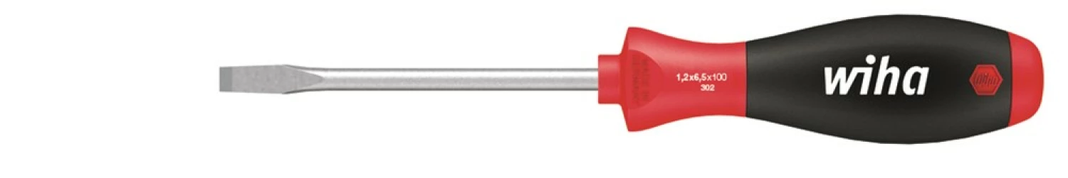 Wiha 302 SoftFinish Schroevendraaier - Sleuf - 10 x 200mm