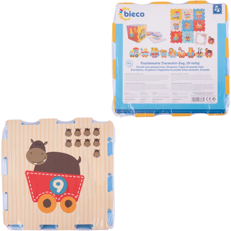 bieco Puzzlematte - Tier Motivzug