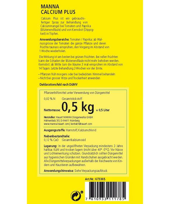 Manna Calcium-Plus-Spray, flüssig, 0,5 l