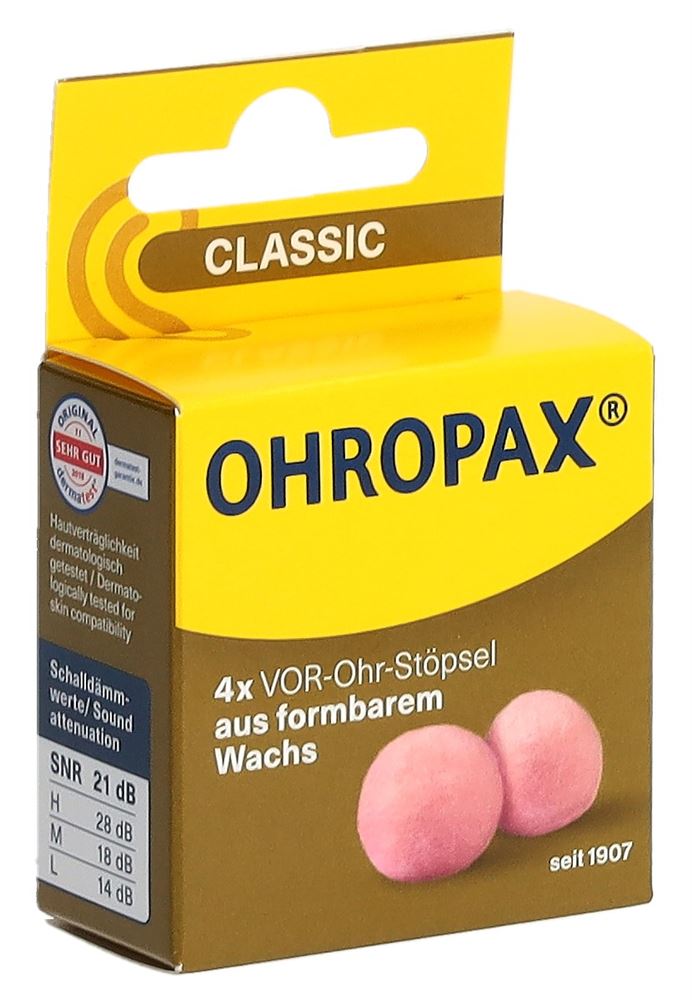 OHROPAX Ohrstöpsel<br>4 Stück, Classic