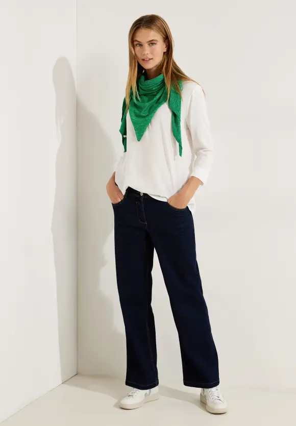 Softes Dreieckstuch - easy green melange