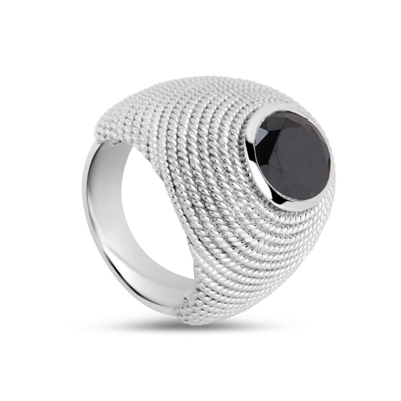 Bague Lexie noire