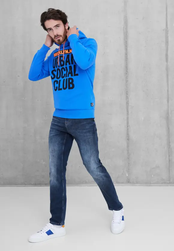 Slim Fit Jeans - dark blue deep random wash
