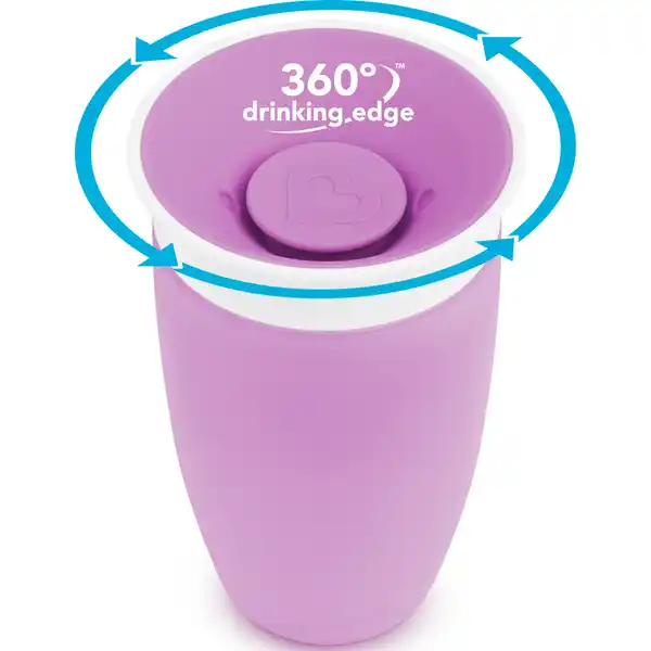 360° Trinklernbecher, lila 296 ml