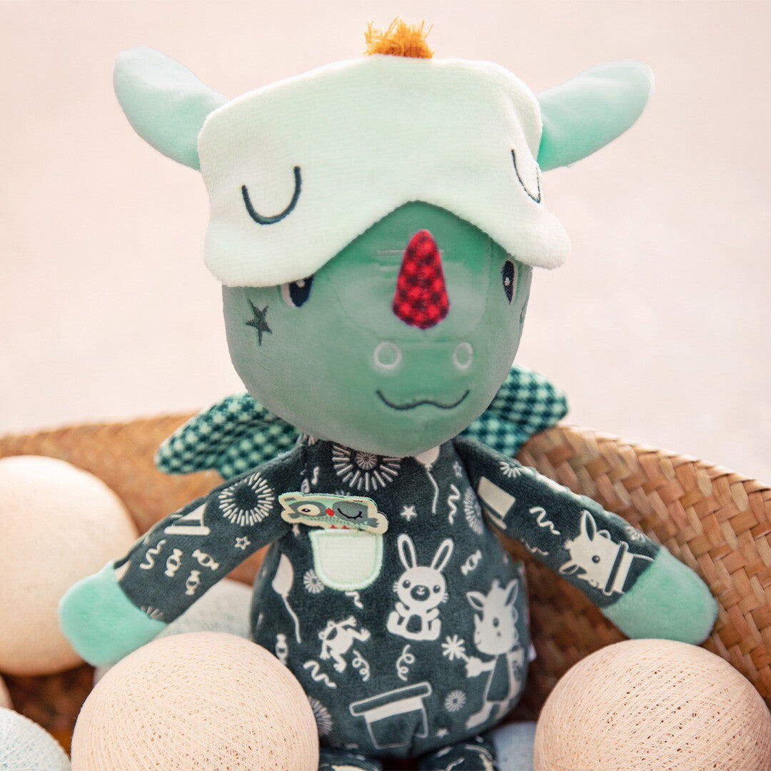 Lilliputiens knuffel slaapvriendje glow in the dark - joe - 30 cm