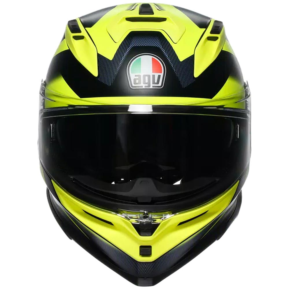 AGV - Casque K7 Glimpse Noir / Jaune fluo