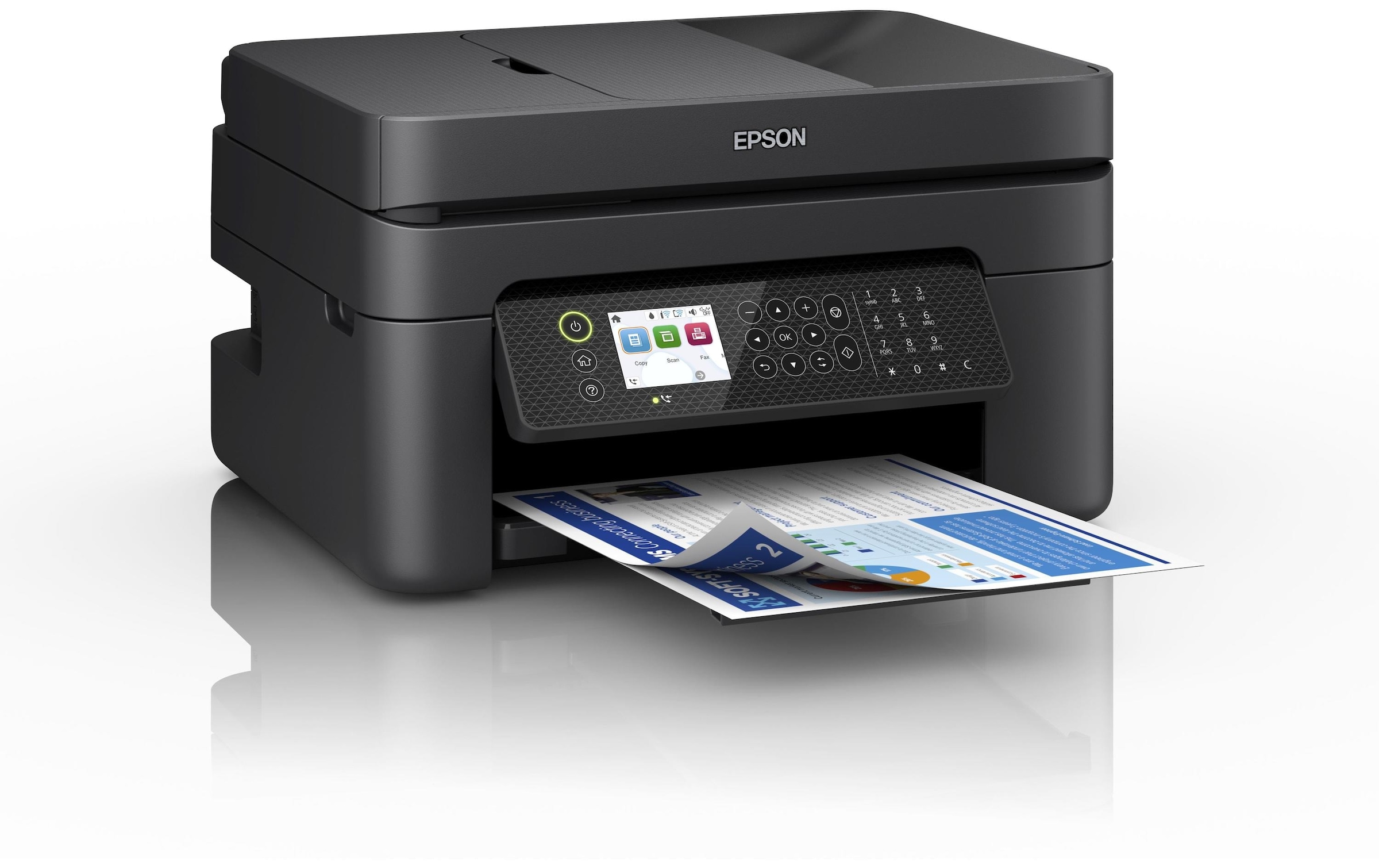 Epson Multifunktionsdrucker »Epson Workforce WF-2950DWF schwarz«