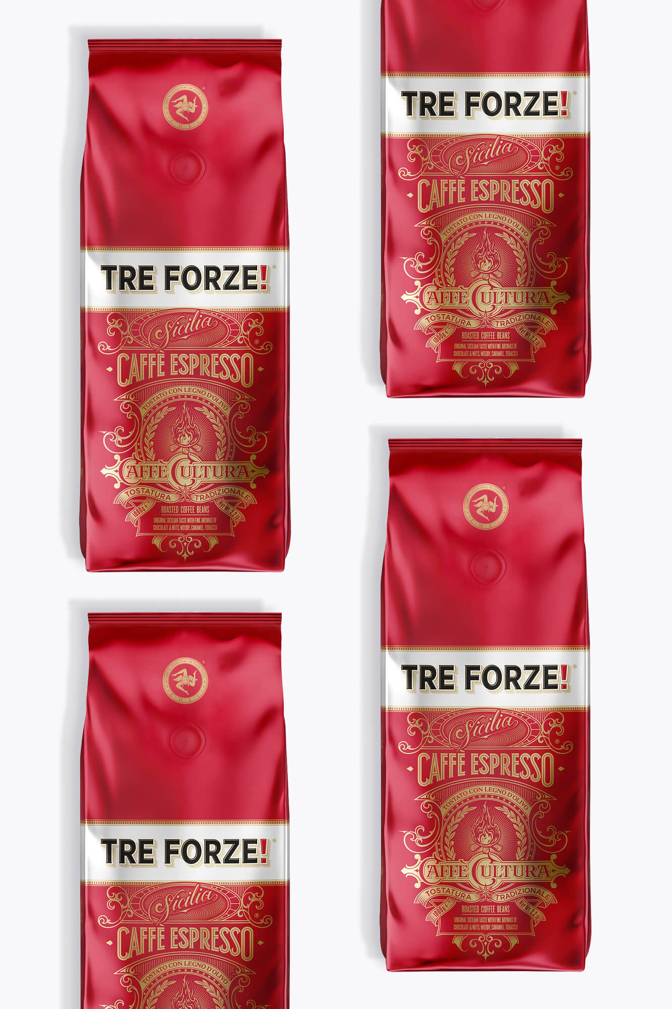 TRE FORZE! Caffe Espresso Vorteilspaket 4kg