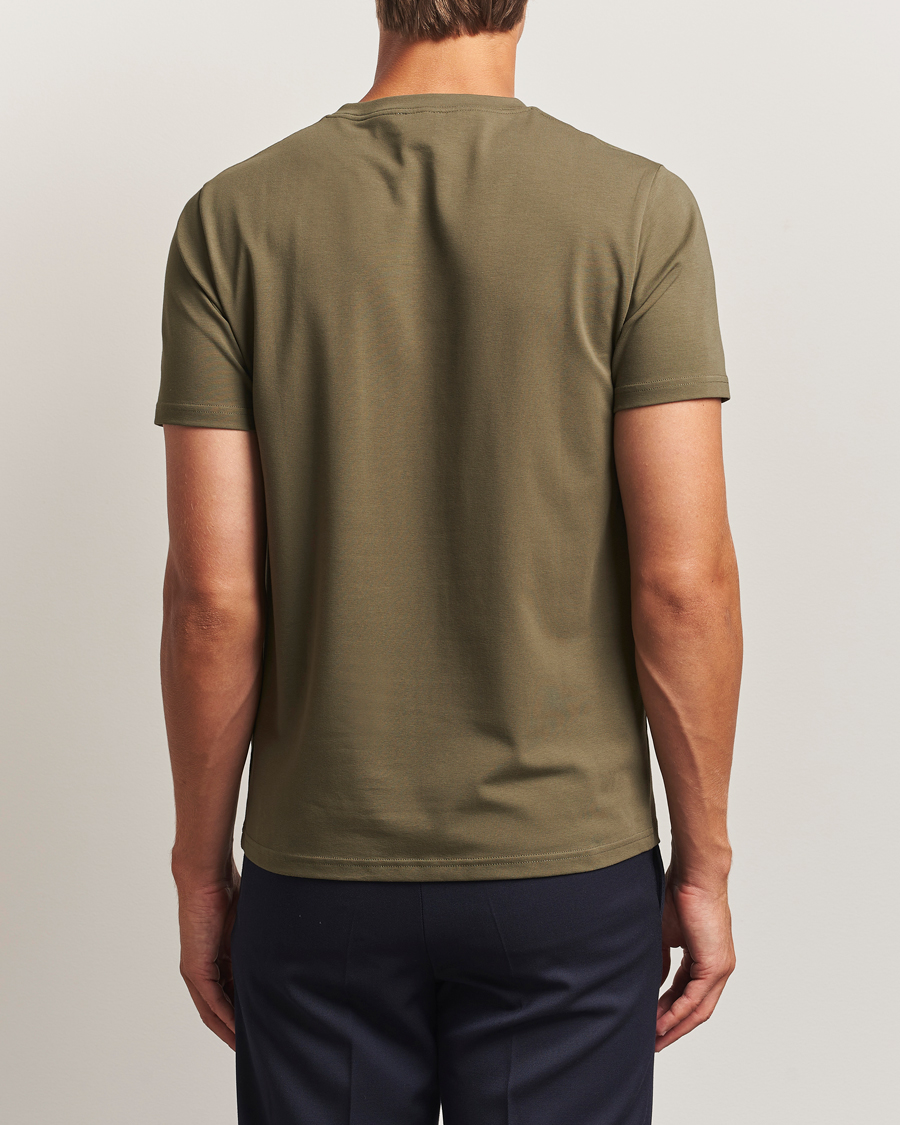 Filippa K Soft Lycra T-Shirt Dark Olive