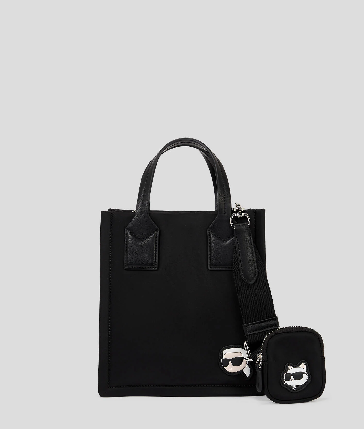 PETIT SAC CABAS CARRÉ EN NYLON IKON