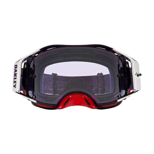 Oakley - Masque Airbrake MX Troy Lee Designs RWB Stars - Ecran Prizm Blanc / Violet