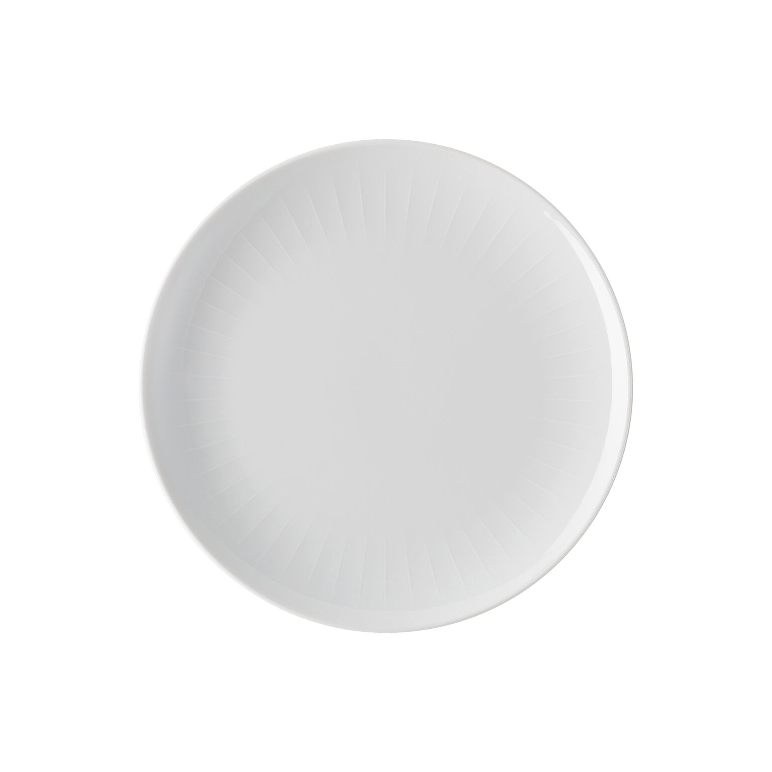 Joyn White Teller 24 cm flach