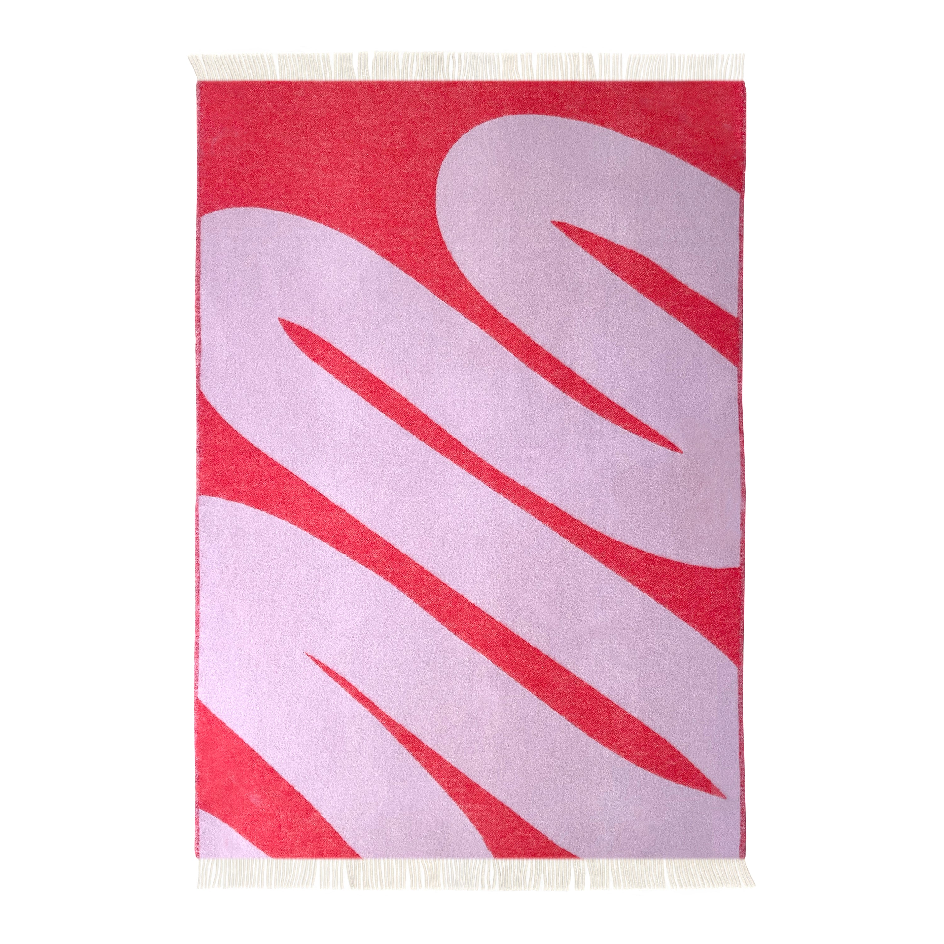 Maison Deux Swirl Plaid - Lila / Rood
