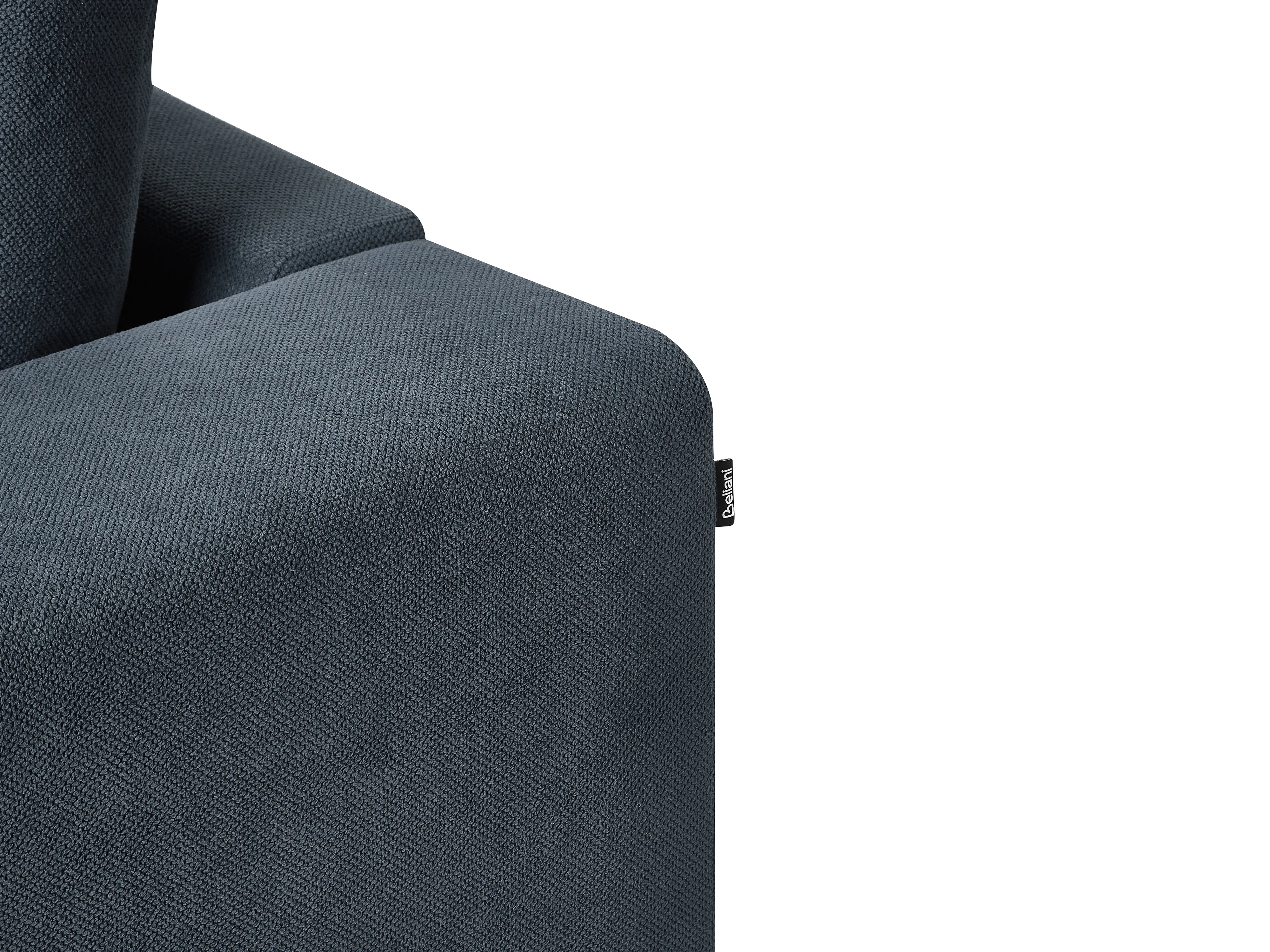 Bank 3-zits NIVALA Stof Donkerblauw