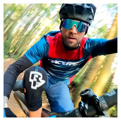 Paire de Lunettes Pit Viper The Merika Polarized 2000s Blanc/Bleu Polarisé