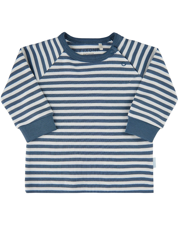 Langarmshirt INFINITY gestreift in blau