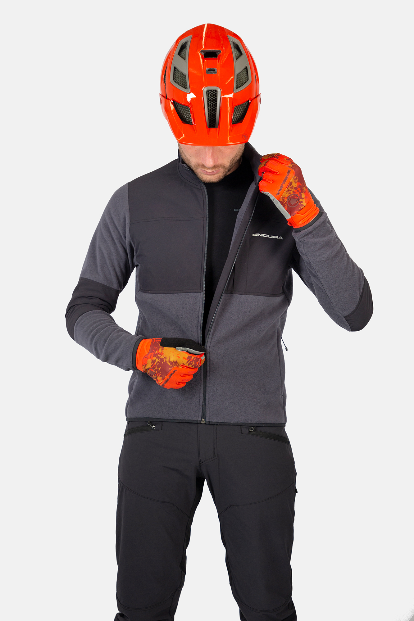 Endura Hummvee Full Zip Fleece Trøje Sort