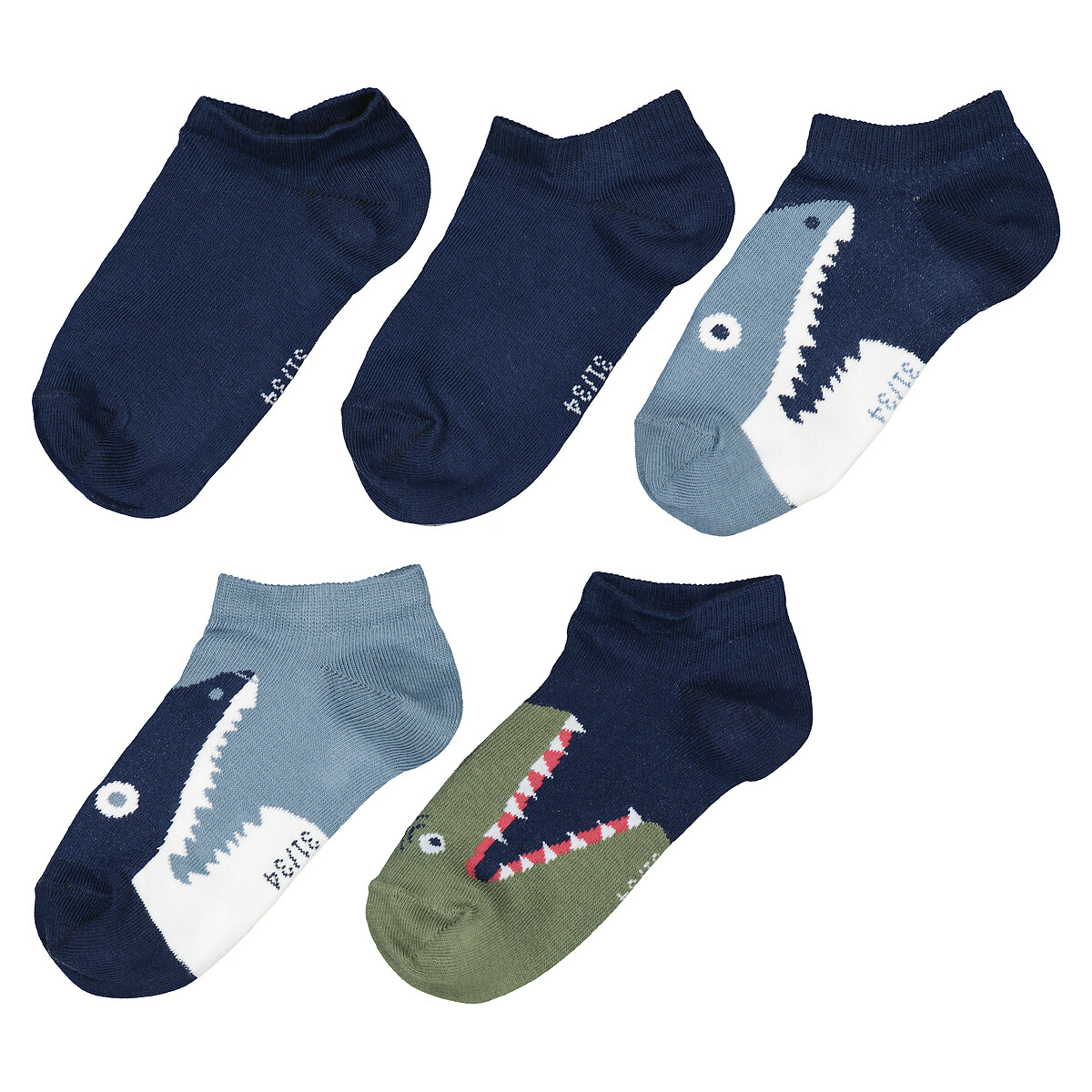 COLEÇÃO LA REDOUTE<br>Conjunto de 5 pares de meias