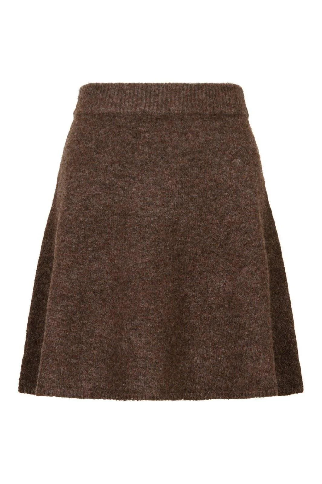 Neo Noir Gisa Knit Skirt brown melange