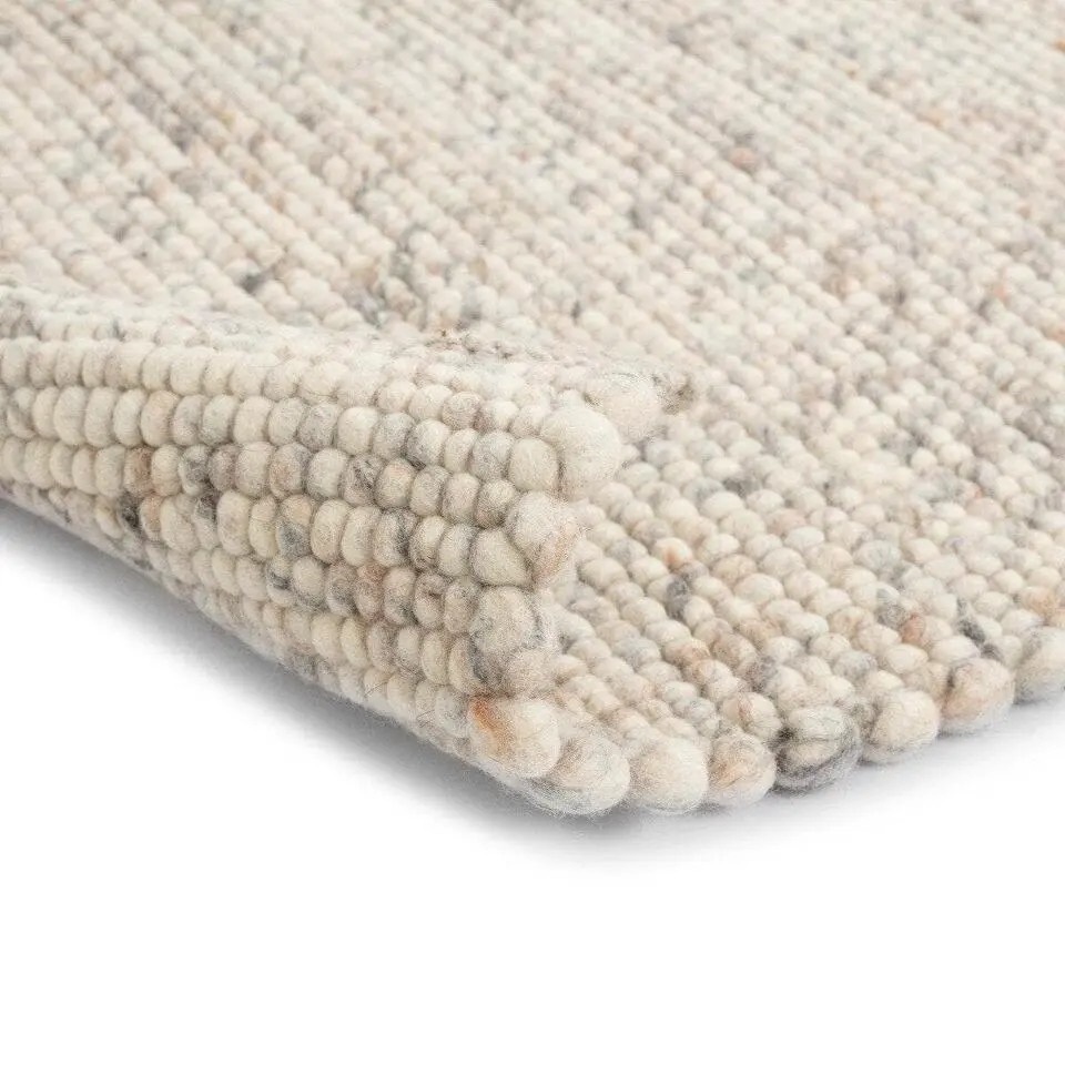 Interieur05 Wollen Vloerkleed beige/wit gemeleerd Vik - 230 x 160 cm