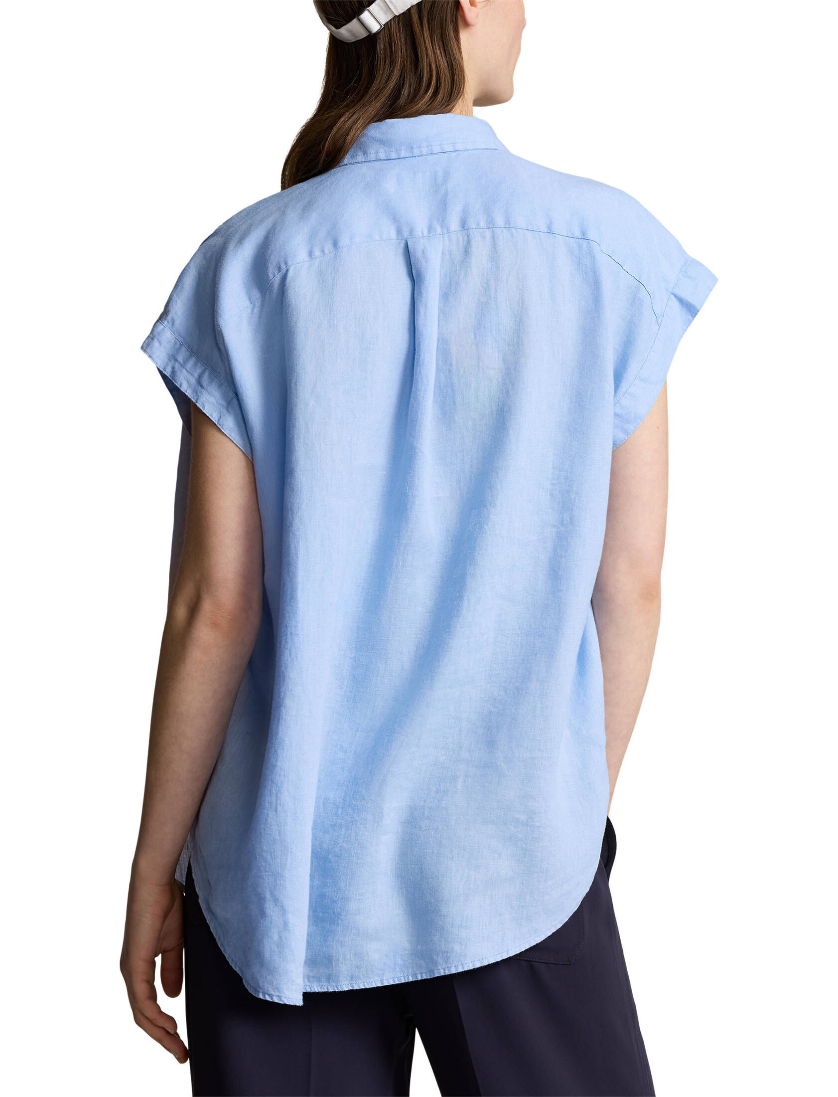 Polo Ralph Lauren| Damen Leinenbluse Kurzarm
