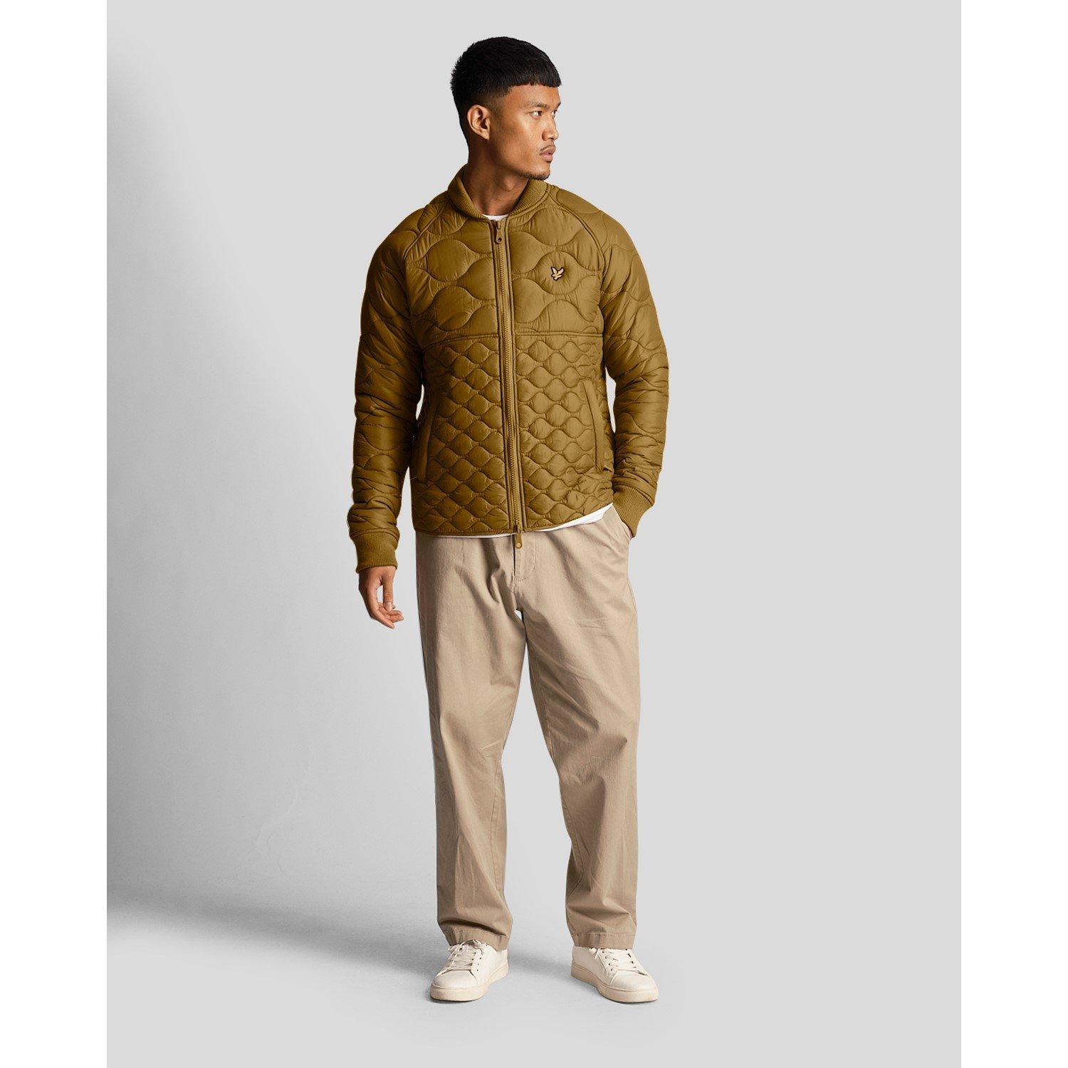 Lyle and Scott Quilted Bomber Jacket