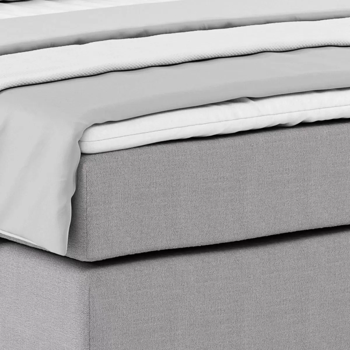 Boxspringbett Nero 140 x 200 Grau