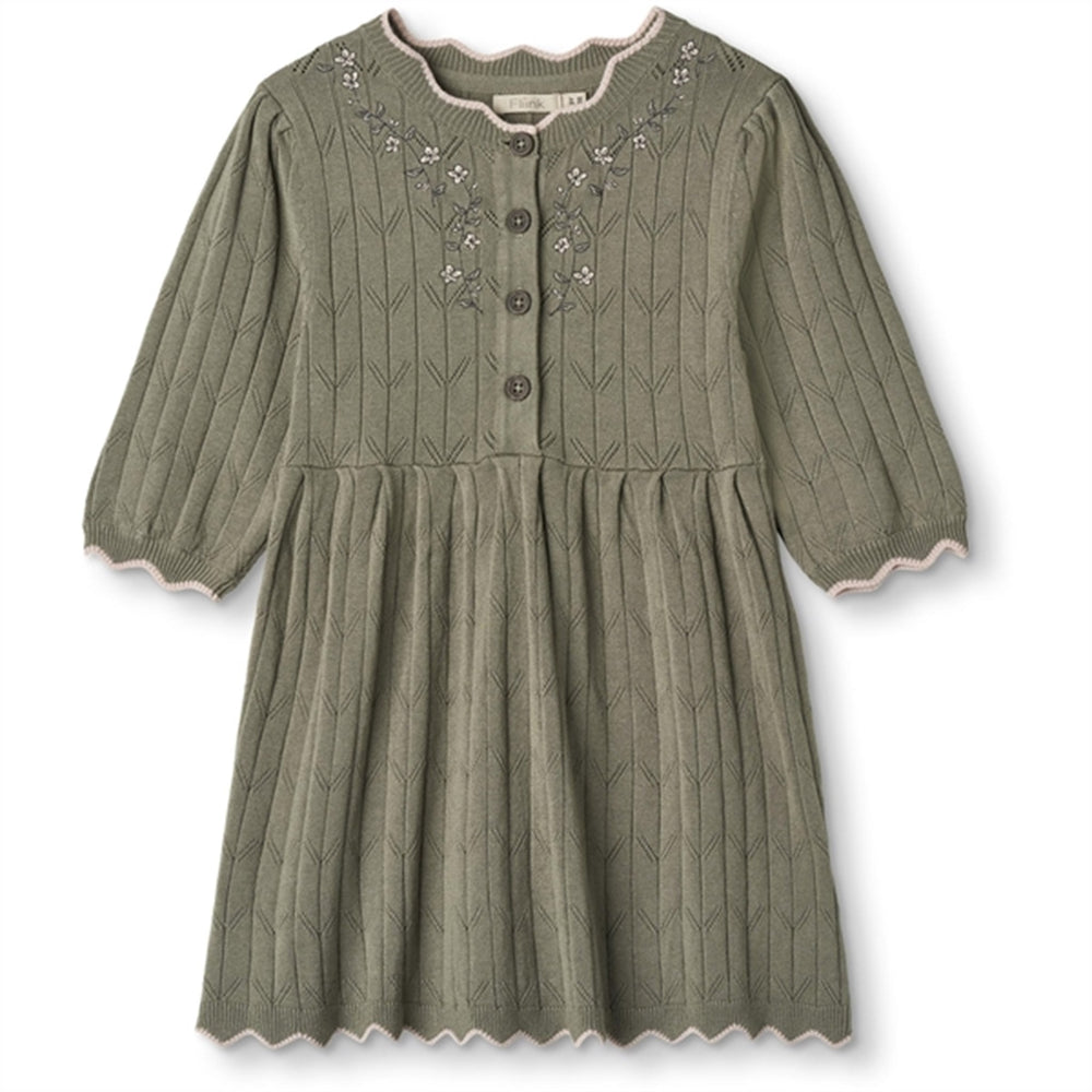 Køb Fliink Vertiver Sunny Embroidered 3/4 Kjole