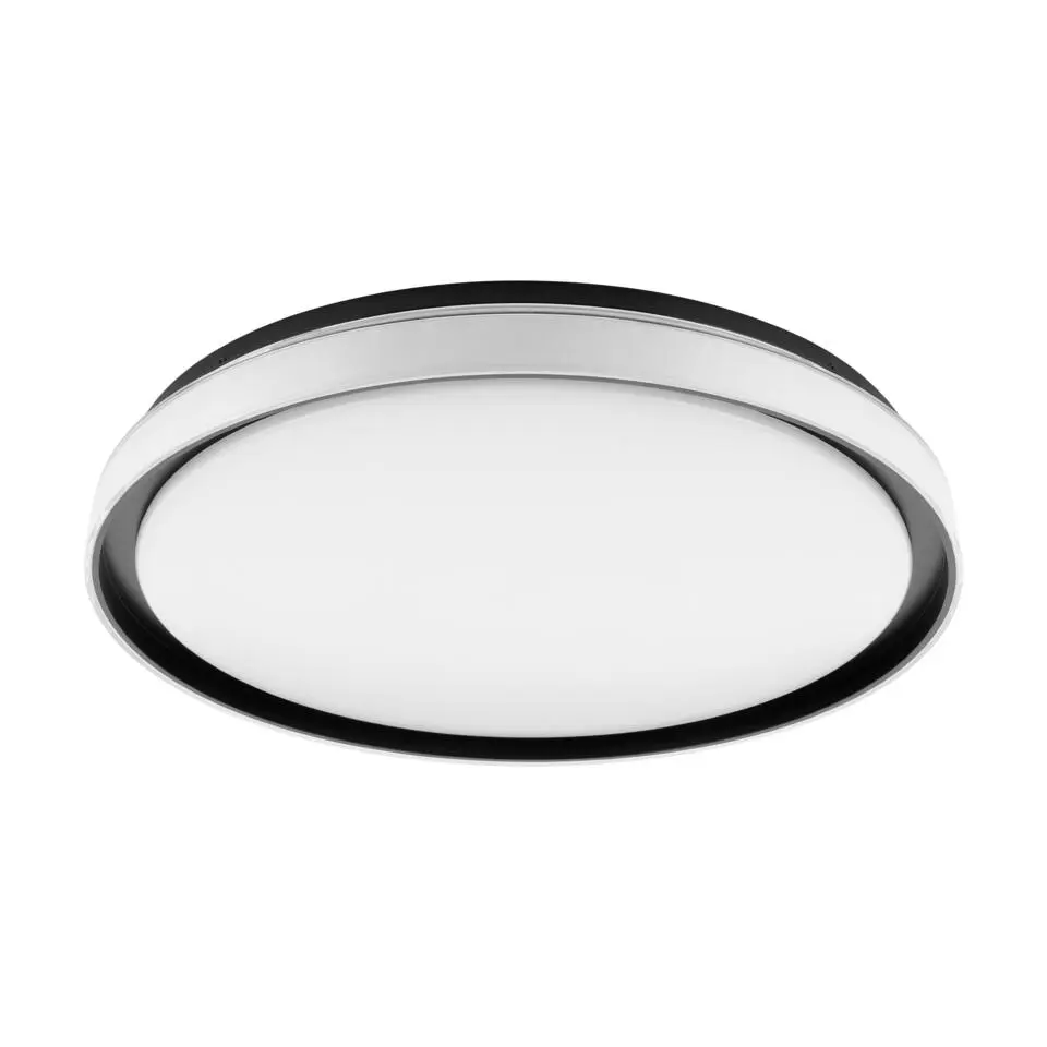 EGLO Seluci Plafonnière - LED - 49 cm - Zwart