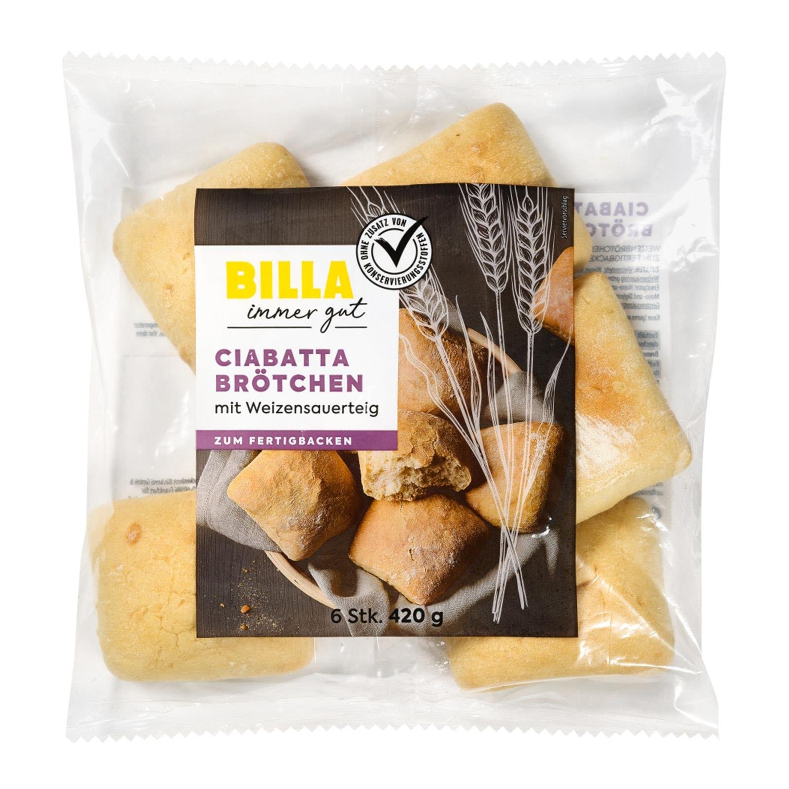 BILLA Ciabatta Brötchen