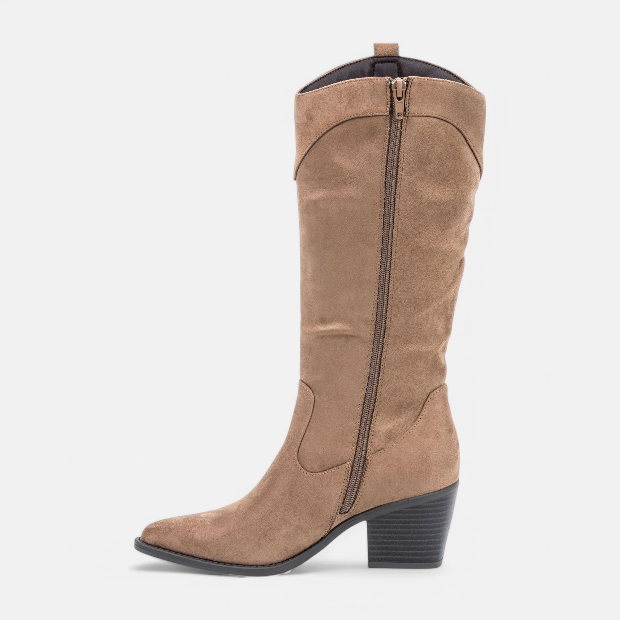 Bottes à talon Femme beige
