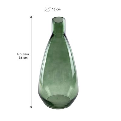 Grand vase vert